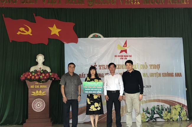 Vietcombank Đắk Lắk hỗ trợ kinh phí xây Trường Mầm non xÃ EA NA – huyện KRÔNG ANA – tỉnh Đắk Lắk 
