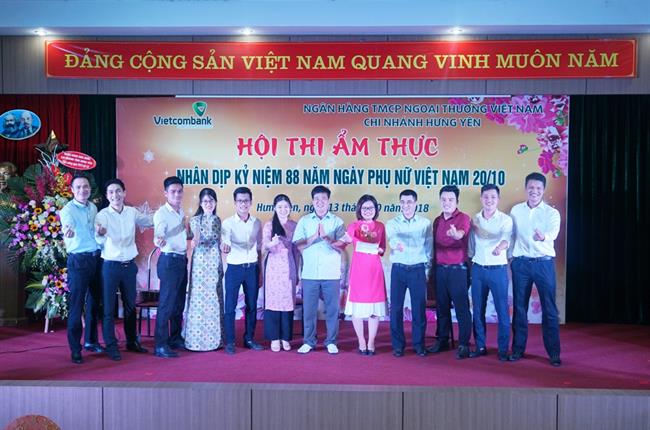 Vietcombank Hưng Yên tổ chức hội thi nấu ăn chào mừng Ngày Phụ nữ Việt Nam