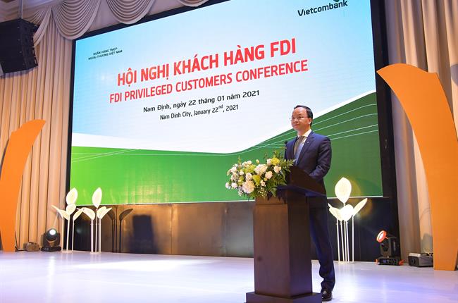 Hội nghị khách hàng FDI Vietcombank Nam Định 2021 thành công tốt đẹp