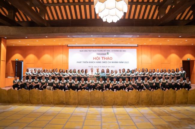 Vietcombank Bắc Ninh tổ chức hội thảo phát triển khách hàng SMEs 