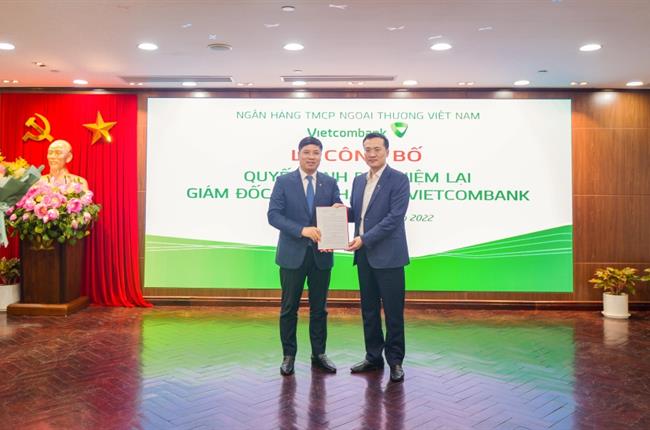 Vietcombank tổ chức lễ công bố quyết định bổ nhiệm lại Giám đốc Khối Nhân sự 