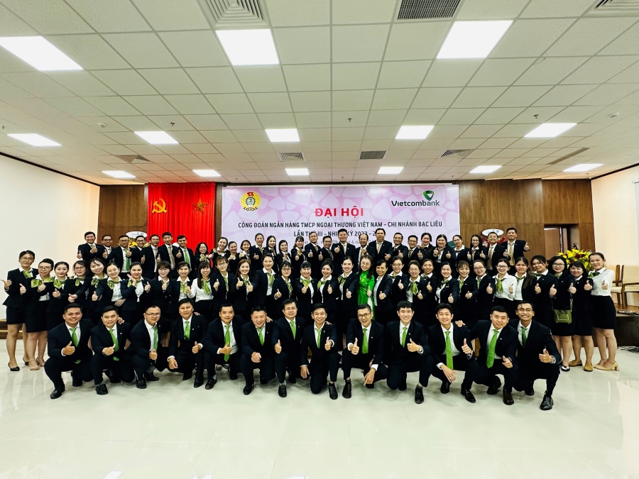 Vietcombank Bạc Liêu tổ chức Đại hội Công đoàn lần thứ III, nhiệm kì 2023 - 2028