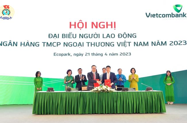 Vietcombank tổ chức thành công Hội nghị đại biểu Người lao động năm 2023 