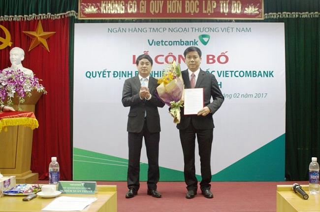Lễ công bố Quyết định bổ nhiệm Giám đốc Vietcombank Thái Bình