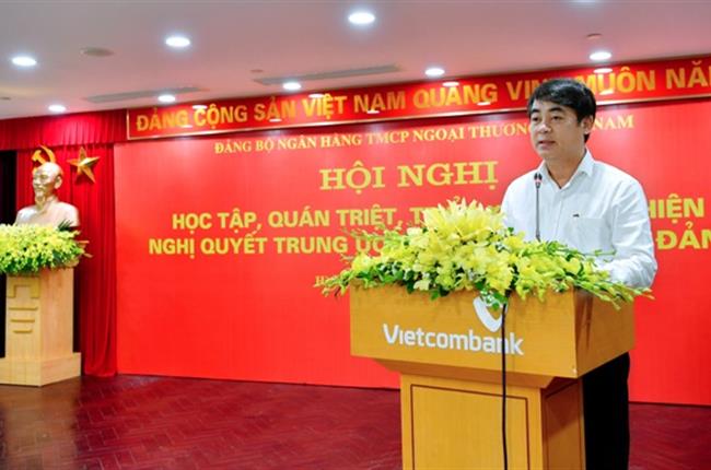 Đảng bộ Vietcombank tổ chức hội nghị học tập, quán triệt, triển khai thực hiện nghị quyết hội nghị lần thứ 5 ban chấp hành trung ương đảng (khóa xii)