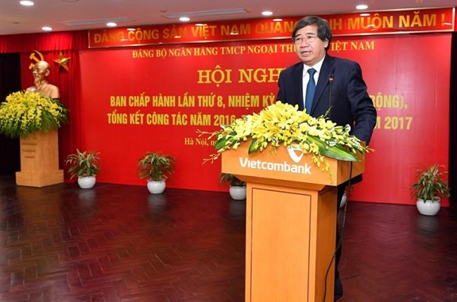 Hội nghị BCH Đảng bộ Vietcombank lần 8 (mở rộng), Tổng kết công tác Đảng năm 2016, triển khai nhiệm vụ năm 2017