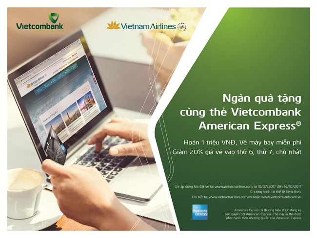 Ngàn quà tặng cùng thẻ Vietcombank American Express