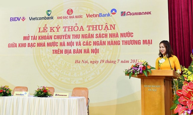 Vietcombank tiếp tục phối hợp triển khai mở tài khoản chuyên thu nsnn giữa kbnn các cấp và chi nhánh Vietcombank trên địa bàn thành phố Hà Nội