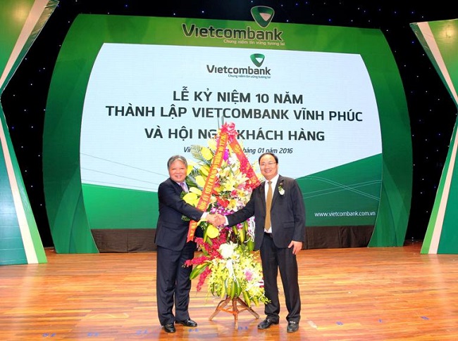 Vietcombank Vĩnh Phúc kỷ niệm 10 năm thành lập và Hội nghị khách hàng năm 2016