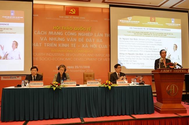 Hội thảo quốc tế: cuộc cách mạng công nghiệp lần thứ tư và những vấn đề đặt ra đối với phát triển kinh tế - xã hội của Việt Nam