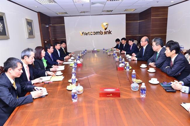 Ban Lãnh đạo Vietcombank tiếp đoàn đại biểu cấp cao Ngân hàng Mizuho dự họp Ủy ban Hợp tác Vietcombank – Mizuho lần thứ 8