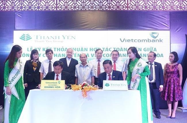 Vietcombank Khánh Hòa ký thỏa thuận hợp tác toàn diện với công ty cp thanh yến – chủ đầu tư dự án gold coast tại nha trang