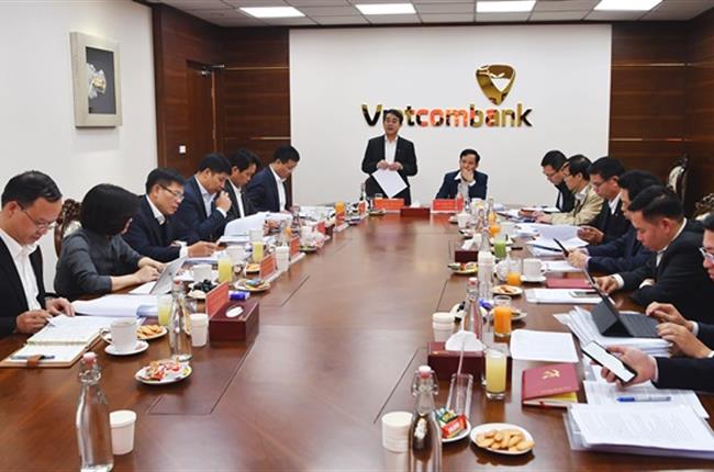 Đảng ủy Vietcombank tổ chức Hội nghị kiểm điểm Ban thường vụ năm 2019