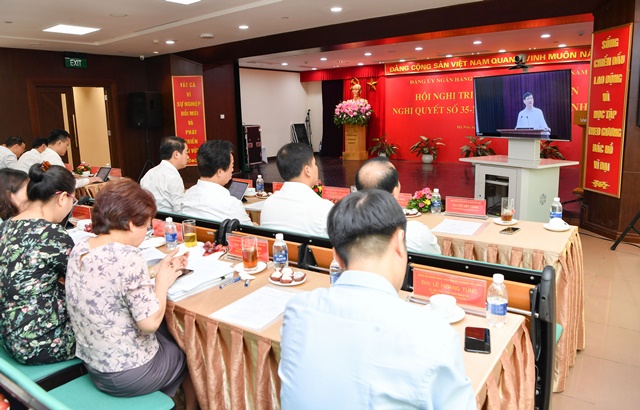 Đảng bộ Vietcombank tổ chức Hội nghị triển khai Nghị quyết 35-NQ/TW của Bộ Chính trị