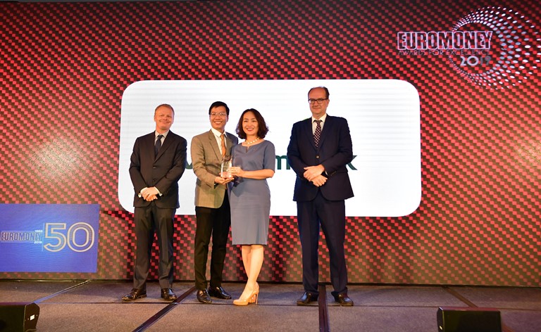 Vietcombank received the award "Best  bank in Vietnam 2019" 