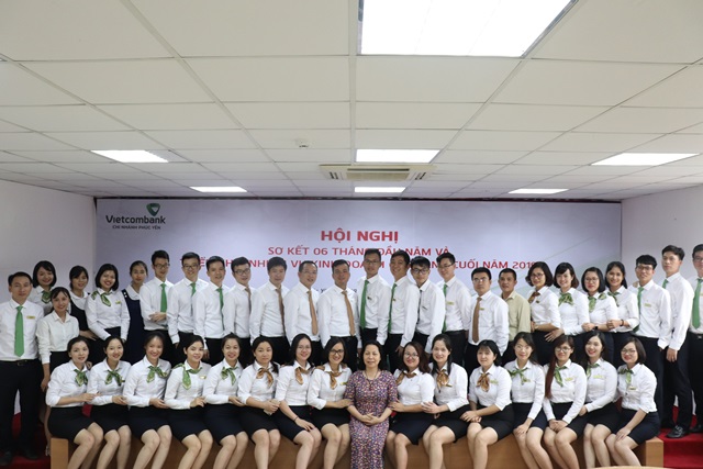 Vietcombank Phúc Yên tổ chức thành công Hội nghị sơ kết 06 tháng đầu năm và triển khai NVKD 06 tháng cuối năm 2019