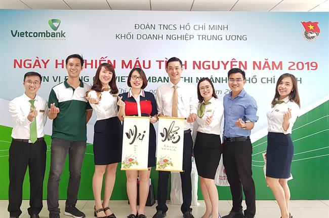 Đoàn thanh niên Vietcombank TP. Hồ Chí Minh tổ chức ngày hội hiến máu tình nguyện “Giọt hồng yêu thương”