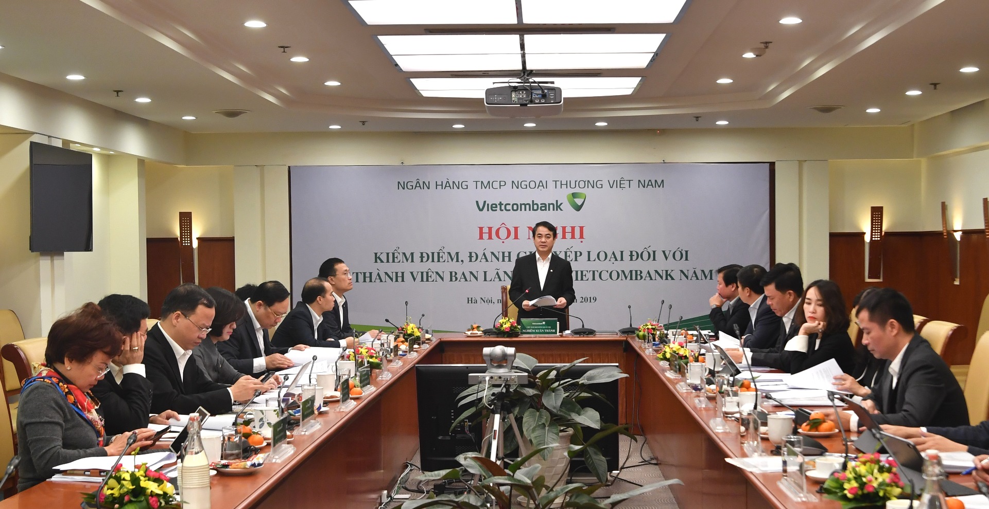 Đảng ủy Vietcombank tổ chức Hội nghị kiểm điểm, đánh giá, xếp loại đối với các thành viên Ban lãnh đạo năm 2019