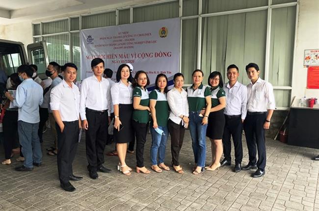 Đoàn viên thanh niên Vietcombank Bắc Sài Gòn hưởng ứng tham gia ngày hội hiến máu tình nguyện