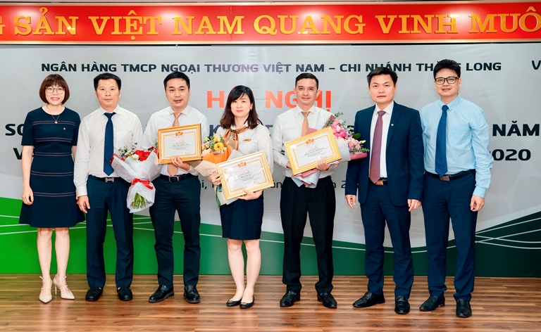 Vietcombank Thăng Long tổ chức Hội nghị triển khai nhiệm vụ 6 tháng cuối năm 2020