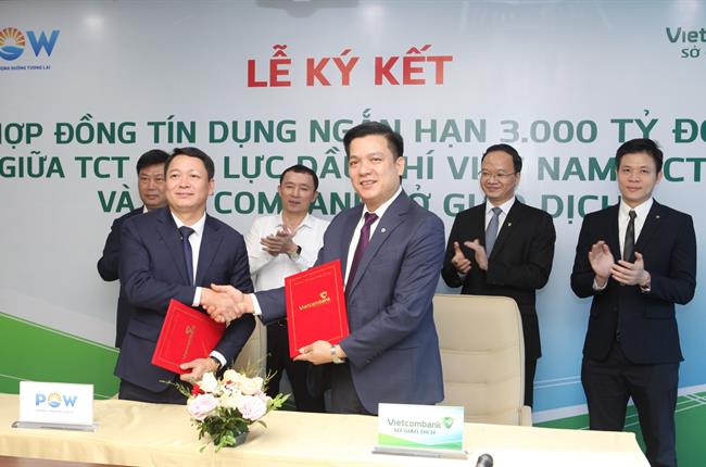 Vietcombank Sở giao dịch và Tổng Công ty Điện lực Dầu khí Việt Nam – CTCP (PV Power) ký kết hợp đồng tín dụng ngắn hạn trị giá 3.000 tỷ đồng