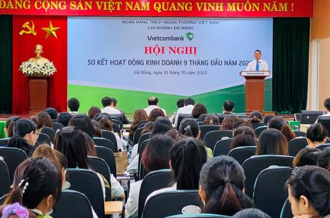 Vietcombank Đà Nẵng tổ chức Hội nghị sơ kết hoạt động kinh doanh 09 tháng đầu năm 2020