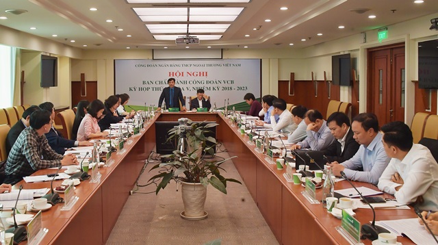 Hội nghị Ban chấp hành Công đoàn Vietcombank kỳ họp lần thứ 5, khóa V, nhiệm kỳ 2018 - 2023
