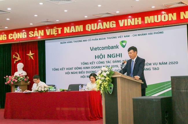 Vietcombank Hải Phòng tổ chức hội nghị tổng kết hoạt động kinh doanh năm 2019