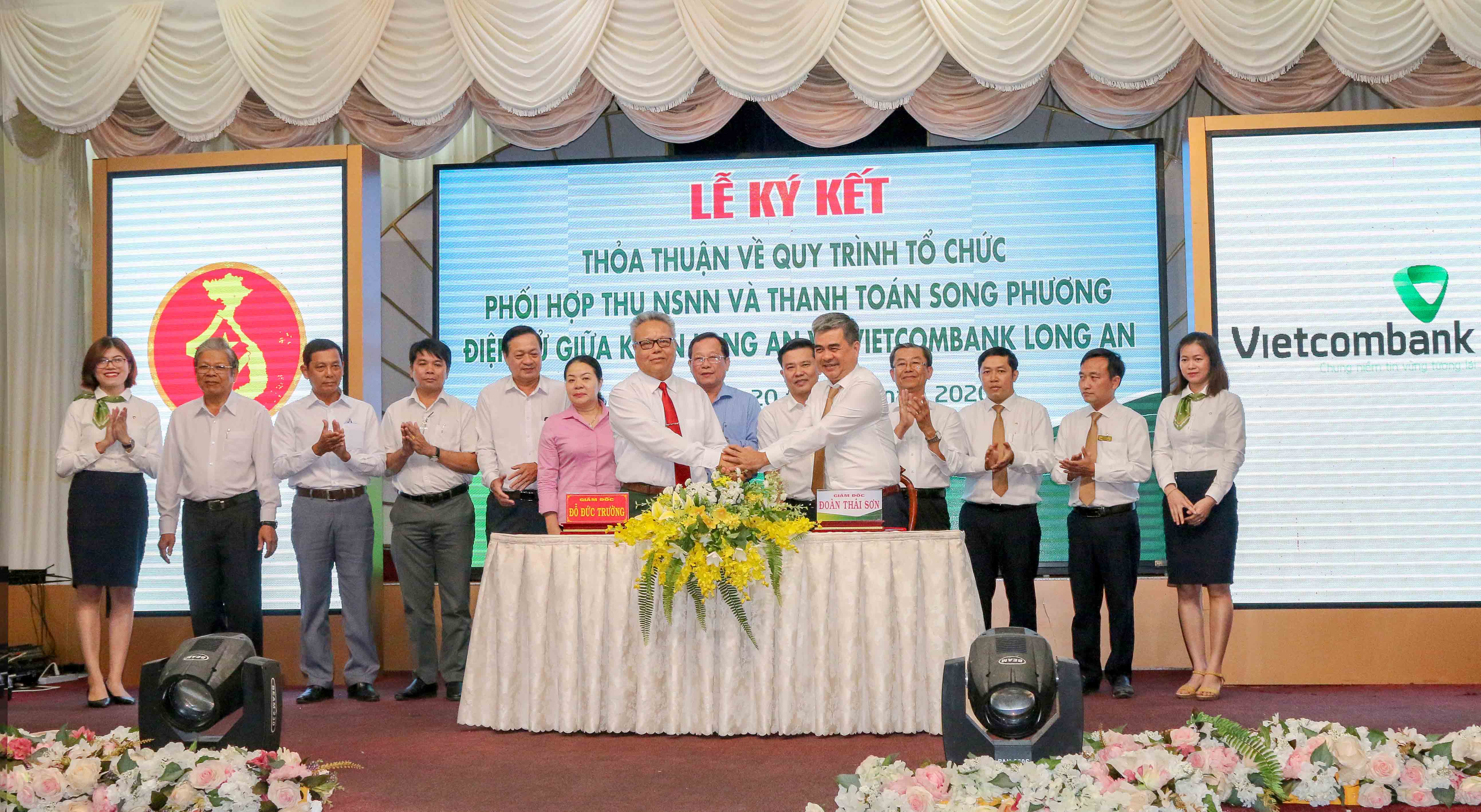  Vietcombank Long An ký kết thỏa thuận thu NSNN với Kho bạc Nhà nước tỉnh Long An 