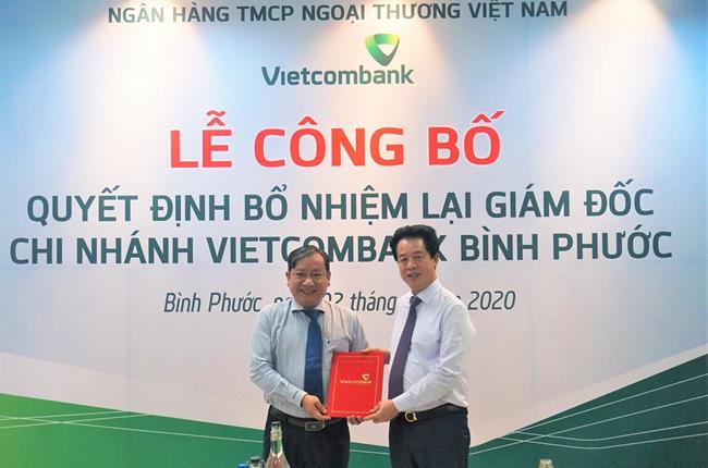 Vietcombank công bố quyết định bổ nhiệm lại Giám đốc chi nhánh Bình Phước