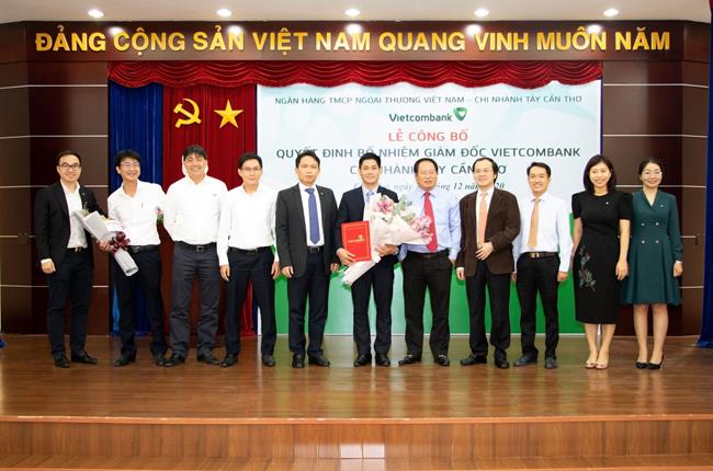 Lễ công bố quyết định bổ nhiệm Giám đốc Vietcombank Tây Cần Thơ