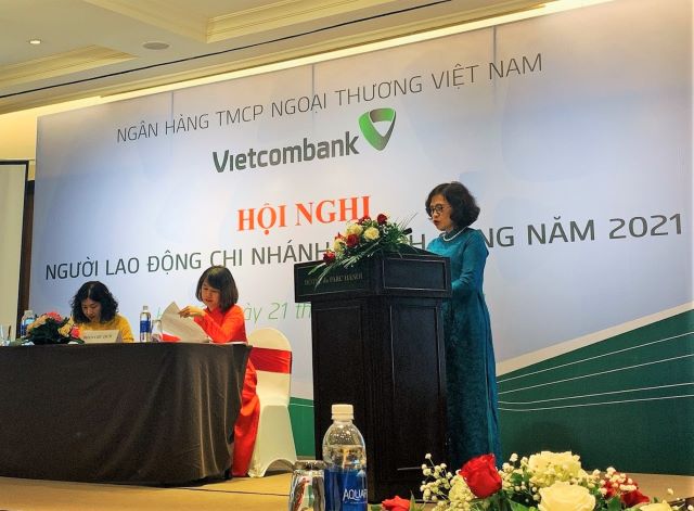 Vietcombank Thành Công tổ chức hội nghị người lao động năm 2021