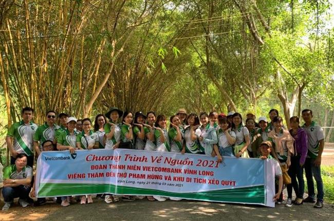 Đoàn Thanh niên Vietcombank Vĩnh Long với hành trình về nguồn năm 2021
