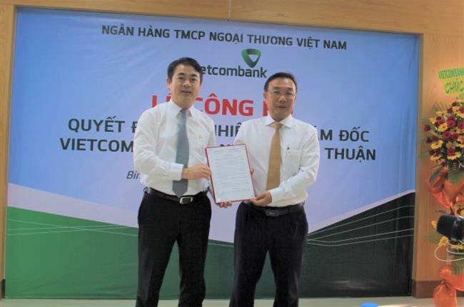 Vietcombank công bố quyết định bổ nhiệm lại Giám đốc Vietcombank Bình Thuận