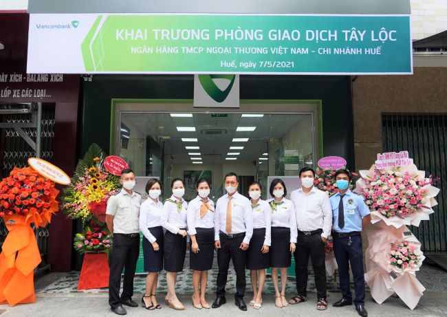 Vietcombank Huế khai trương hoạt động Phòng giao dịch Tây Lộc 