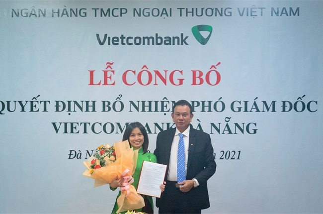 Vietcombank công bố quyết định bổ nhiệm Phó giám đốc chi nhánh Đà Nẵng