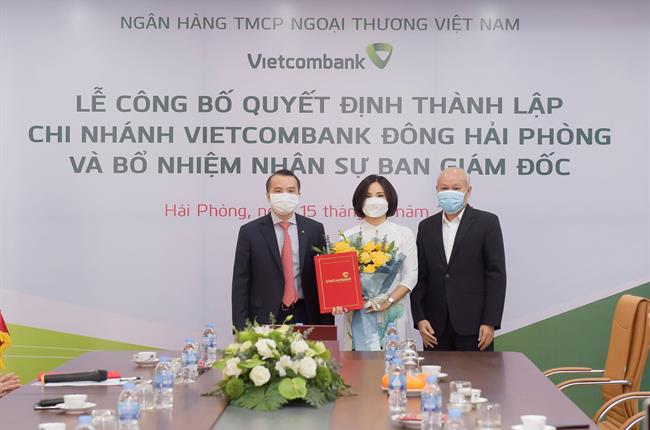 Vietcombank khai trương hoạt động chi nhánh Đông Hải Phòng