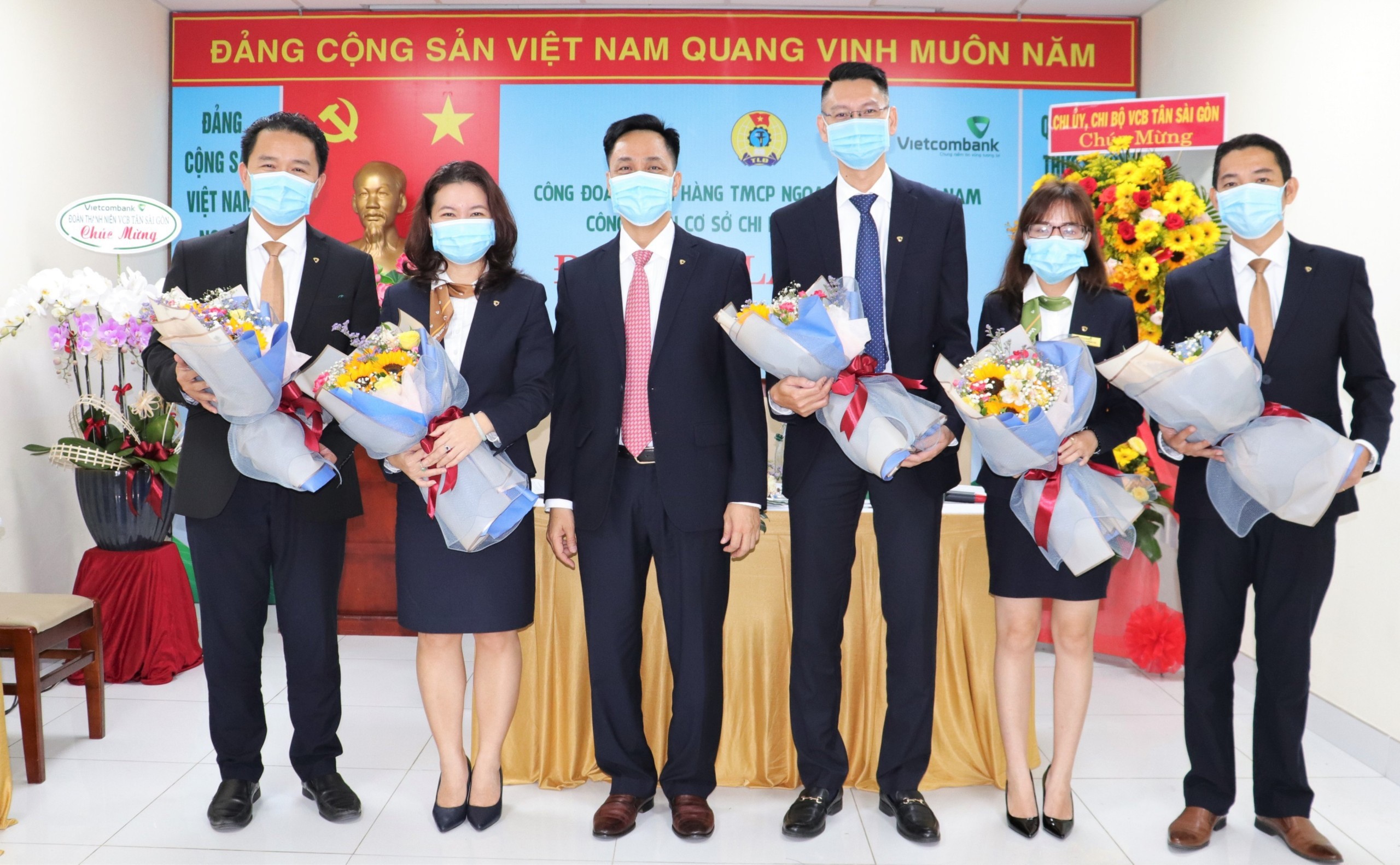 Vietcombank Tân Sài Gòn tổ chức thành công Đại hội Công đoàn cơ sở lần thứ 1, nhiệm kỳ 2021-2023