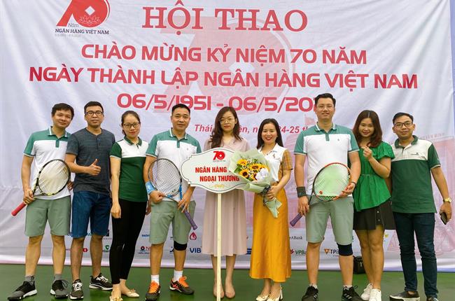 Vietcombank Thái Nguyên tham gia hội thao truyền thống các ngân hàng trên địa bàn tỉnh Thái Nguyên lần thứ XIX – năm 2021