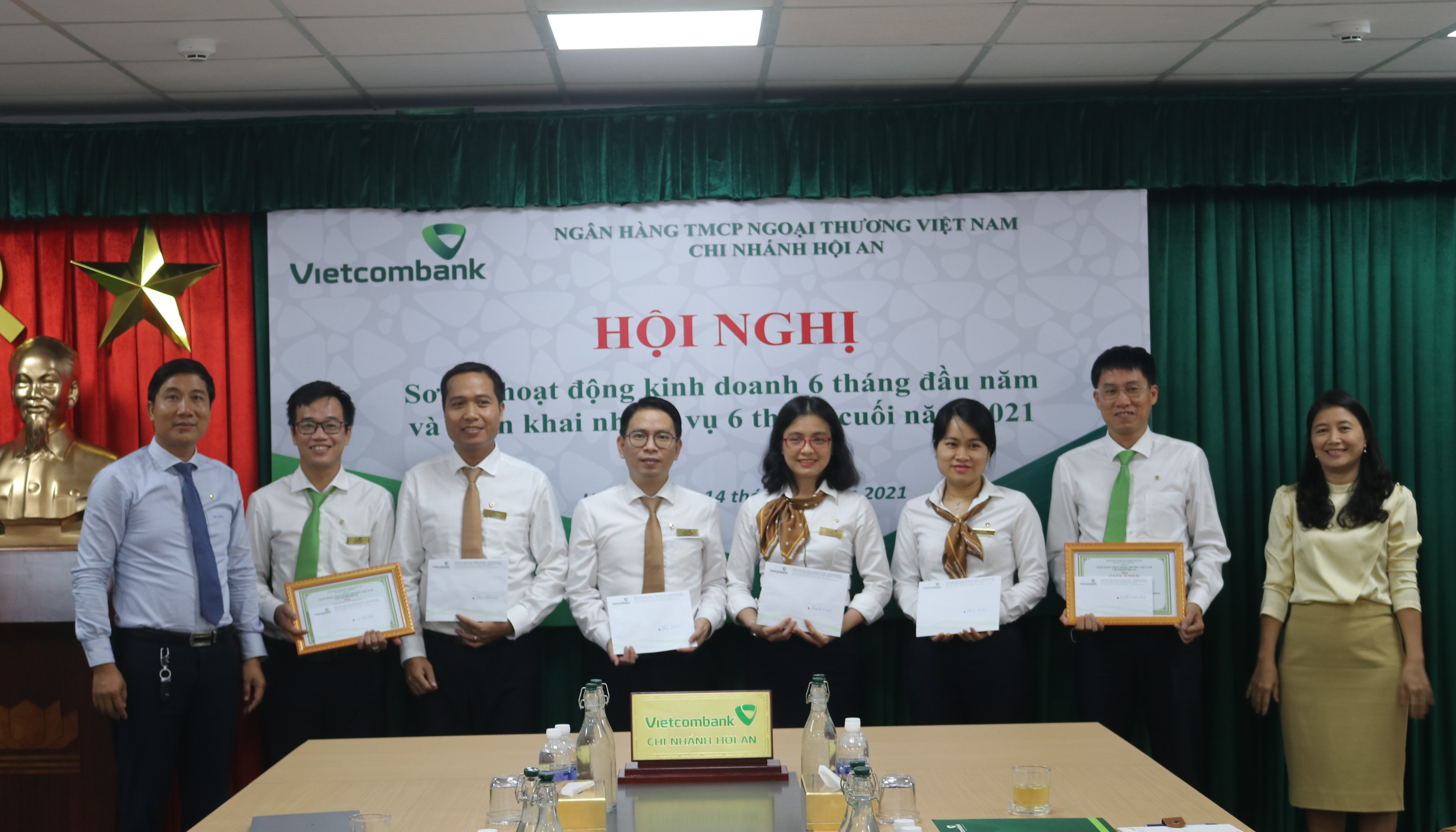 Vietcombank Hội An tổ chức thi nghiệp vụ năm 2021
