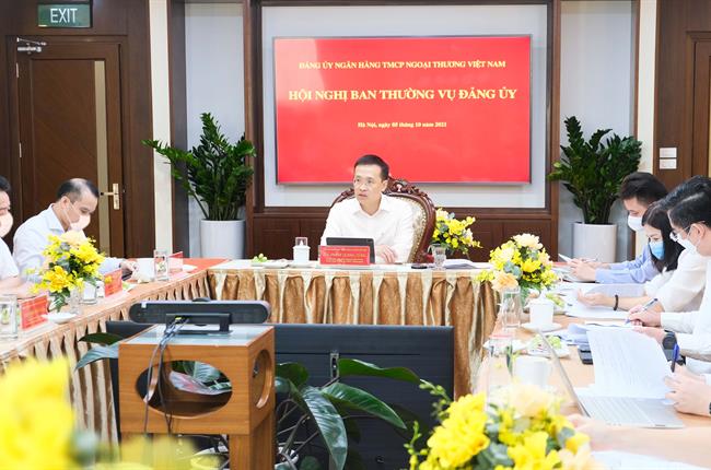 Hội nghị Ban thường vụ Đảng ủy Vietcombank 