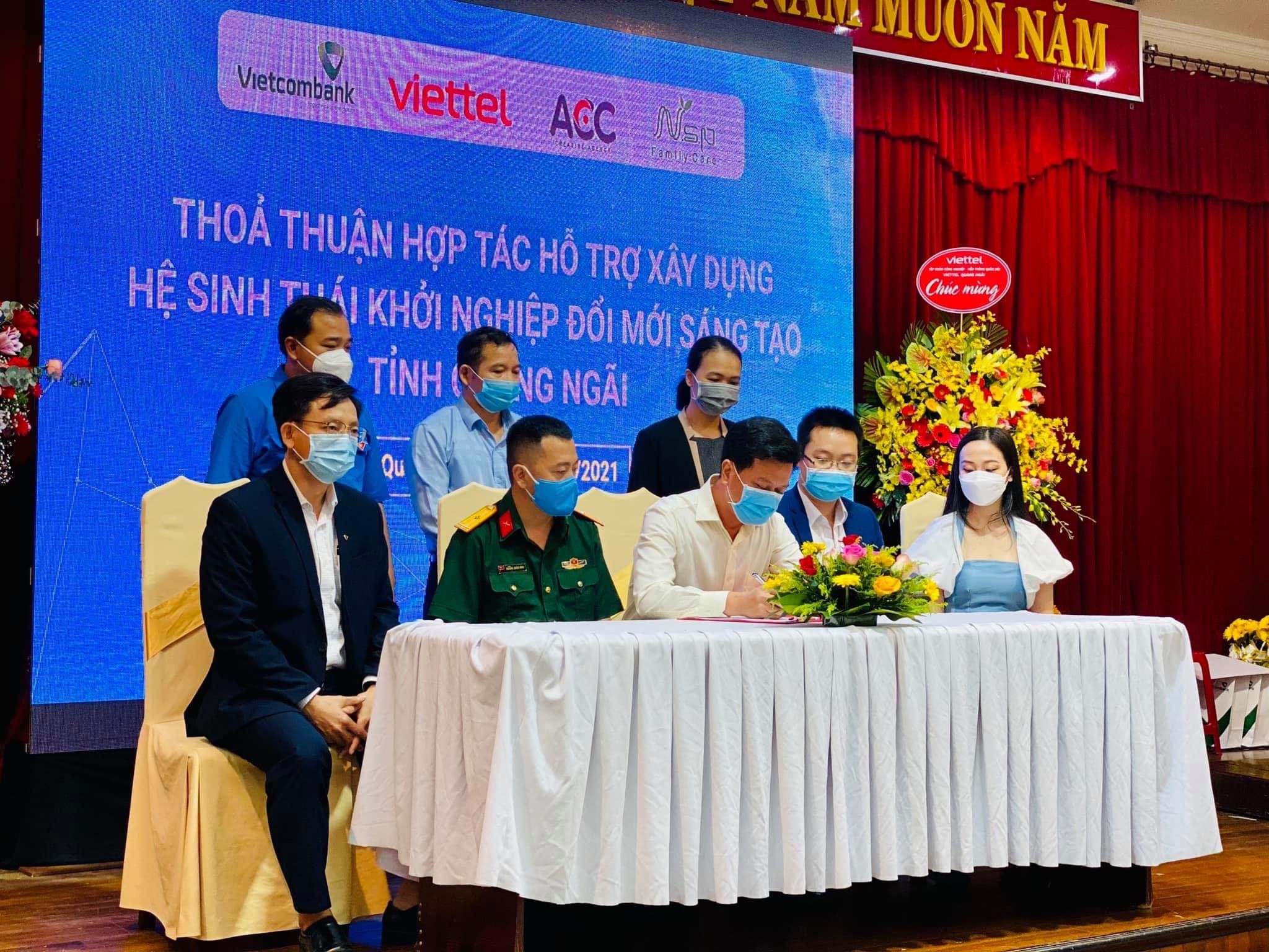 Vietcombank Quảng Ngãi đồng hành cùng  chương trình tổng kết cuộc thi khởi nghiệp đổi mới sáng tạo tỉnh Quảng Ngãi lần thứ 3 năm 2021