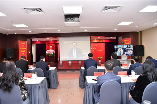 Đảng ủy Vietcombank tổ chức Hội nghị trực tuyến kết nối Hội nghị văn hóa toàn quốc triển khai thực hiện nghị quyết Đại hội XIII của Đảng
