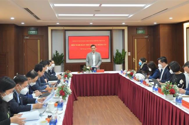 Đảng ủy Vietcombank tổ chức Hội nghị Ban thường vụ báo cáo công tác Đảng tháng 1/2022 và triển khai nhiệm vụ tháng 2/2022