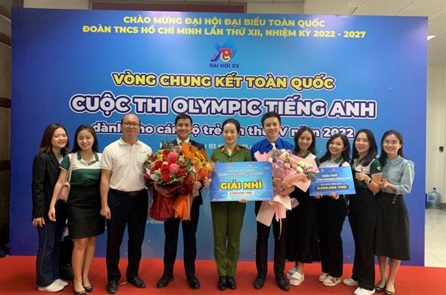 Đoàn viên các chi nhánh Vietcombank Thủ Đức và Sài Thành đạt giải nhì Cuộc thi Olympic Tiếng Anh dành cho cán bộ trẻ lần thứ IV năm 2022