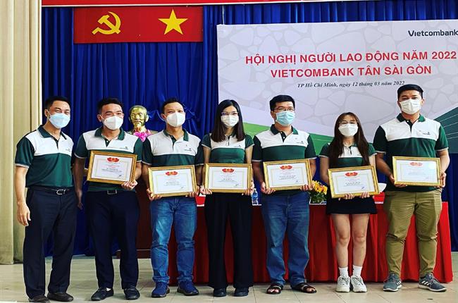 Vietcombank Tân Sài Gòn tổ chức thành công hội nghị đại biểu người lao động năm 2022