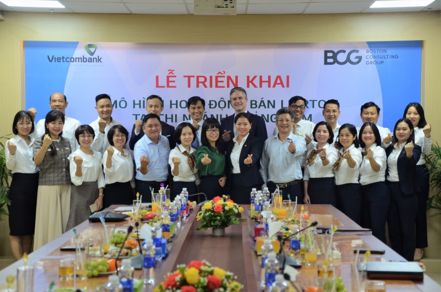 Vietcombank triển khai chuyển đổi mô hình hoạt động bán lẻ RTOM tại Chi nhánh Quảng Nam 