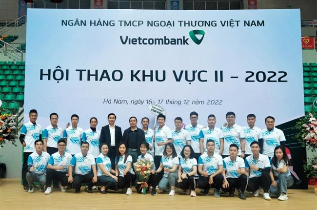 Vietcombank Vĩnh Phúc đạt nhiều thành tích trong hội thao khu vực II - 2022