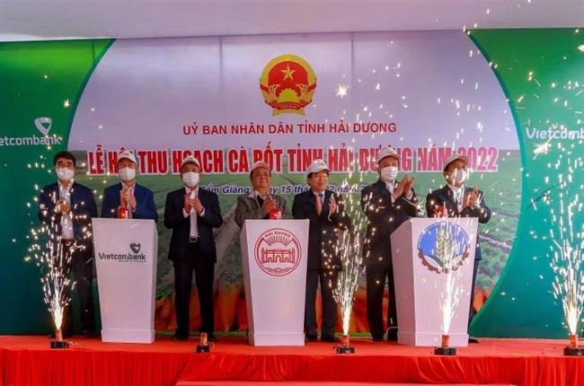 Vietcombank Hải Dương đồng hành quảng bá thương hiệu nông sản địa phương