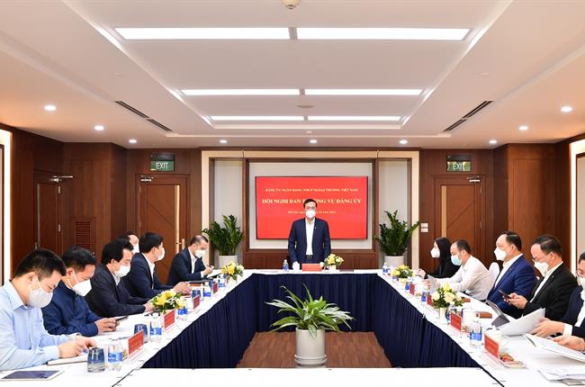 Hội nghị Ban Thường vụ Đảng ủy Vietcombank phiên họp tháng 3/2022